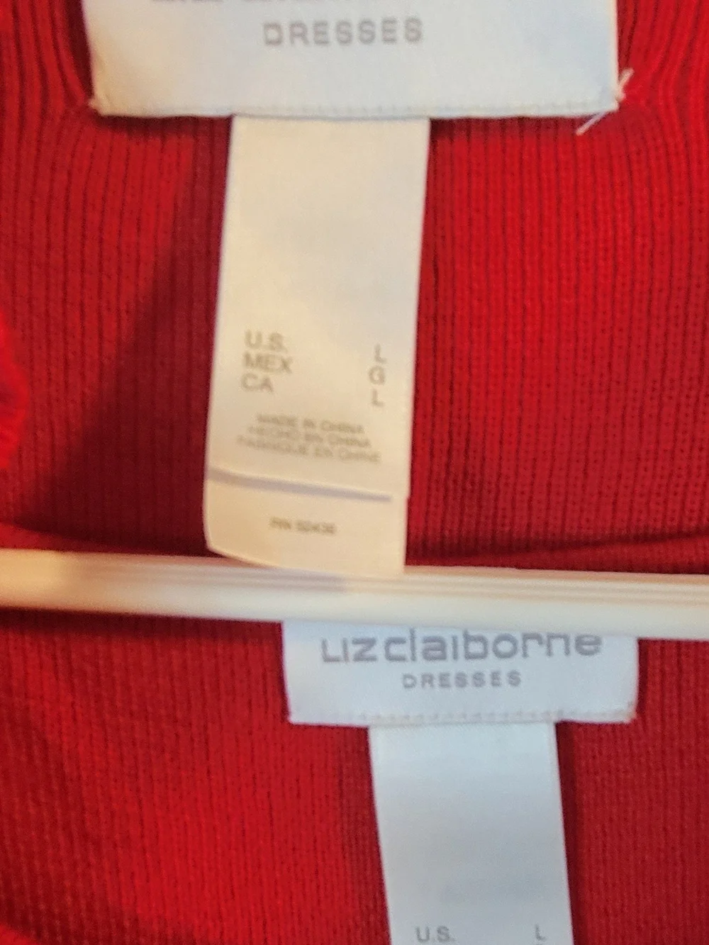 Liz Claiborne Red Sweater Maxi Dress Sz Large Matching Bolero Jacket Christmas